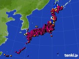 アメダス実況(日照時間)(2023年12月08日)