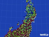 東北地方のアメダス実況(日照時間)(2023年12月09日)