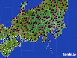 関東・甲信地方のアメダス実況(日照時間)(2023年12月09日)