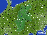 長野県のアメダス実況(風向・風速)(2023年12月09日)