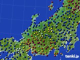 北陸地方のアメダス実況(日照時間)(2023年12月11日)