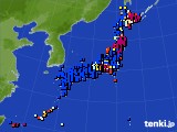 アメダス実況(日照時間)(2023年12月11日)