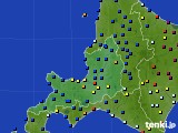 2023年12月11日の道央のアメダス(日照時間)