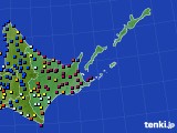 2023年12月11日の道東のアメダス(日照時間)