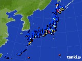 アメダス実況(日照時間)(2023年12月12日)