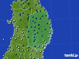 2023年12月12日の岩手県のアメダス(気温)