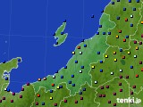 新潟県のアメダス実況(日照時間)(2023年12月13日)