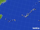 沖縄地方のアメダス実況(風向・風速)(2023年12月13日)