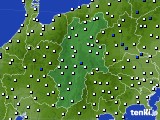 長野県のアメダス実況(風向・風速)(2023年12月13日)