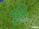 群馬県のアメダス実況(日照時間)(2023年12月14日)