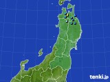 東北地方のアメダス実況(積雪深)(2023年12月15日)