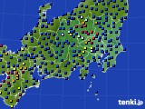 関東・甲信地方のアメダス実況(日照時間)(2023年12月15日)