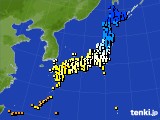アメダス実況(気温)(2023年12月15日)