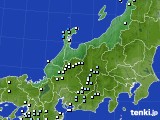 北陸地方のアメダス実況(降水量)(2023年12月16日)