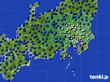 関東・甲信地方のアメダス実況(日照時間)(2023年12月16日)