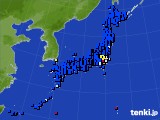 アメダス実況(日照時間)(2023年12月16日)