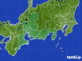 東海地方のアメダス実況(積雪深)(2023年12月17日)