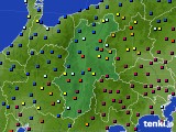 長野県のアメダス実況(日照時間)(2023年12月17日)
