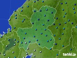岐阜県のアメダス実況(気温)(2023年12月17日)
