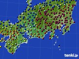 東海地方のアメダス実況(日照時間)(2023年12月18日)