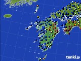 九州地方のアメダス実況(日照時間)(2023年12月18日)