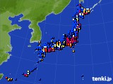 アメダス実況(日照時間)(2023年12月18日)