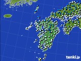 九州地方のアメダス実況(気温)(2023年12月18日)