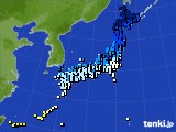 アメダス実況(気温)(2023年12月18日)