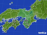 近畿地方のアメダス実況(降水量)(2023年12月19日)