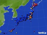 アメダス実況(日照時間)(2023年12月19日)