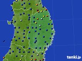 岩手県のアメダス実況(日照時間)(2023年12月19日)