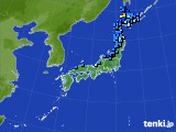 2023年12月20日のアメダス(積雪深)