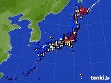 アメダス実況(日照時間)(2023年12月20日)