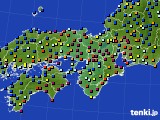 近畿地方のアメダス実況(日照時間)(2023年12月21日)