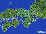近畿地方のアメダス実況(気温)(2023年12月21日)