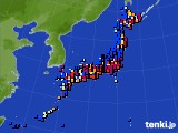 アメダス実況(日照時間)(2023年12月22日)