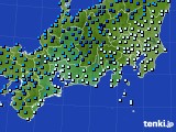東海地方のアメダス実況(気温)(2023年12月22日)
