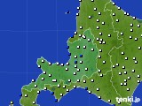 道央のアメダス実況(風向・風速)(2023年12月22日)