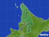 道北のアメダス実況(降水量)(2023年12月23日)