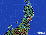 東北地方のアメダス実況(日照時間)(2023年12月23日)