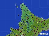 道北のアメダス実況(日照時間)(2023年12月23日)