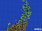 東北地方のアメダス実況(日照時間)(2023年12月26日)