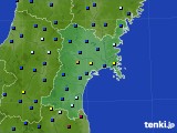 宮城県のアメダス実況(日照時間)(2023年12月26日)