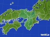 近畿地方のアメダス実況(積雪深)(2023年12月27日)