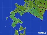 2023年12月28日の道南のアメダス(日照時間)