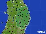岩手県のアメダス実況(日照時間)(2023年12月28日)