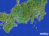 東海地方のアメダス実況(気温)(2023年12月28日)