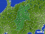 長野県のアメダス実況(気温)(2023年12月29日)