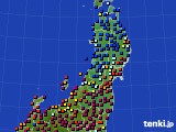 東北地方のアメダス実況(日照時間)(2023年12月30日)