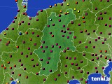 長野県のアメダス実況(日照時間)(2023年12月30日)